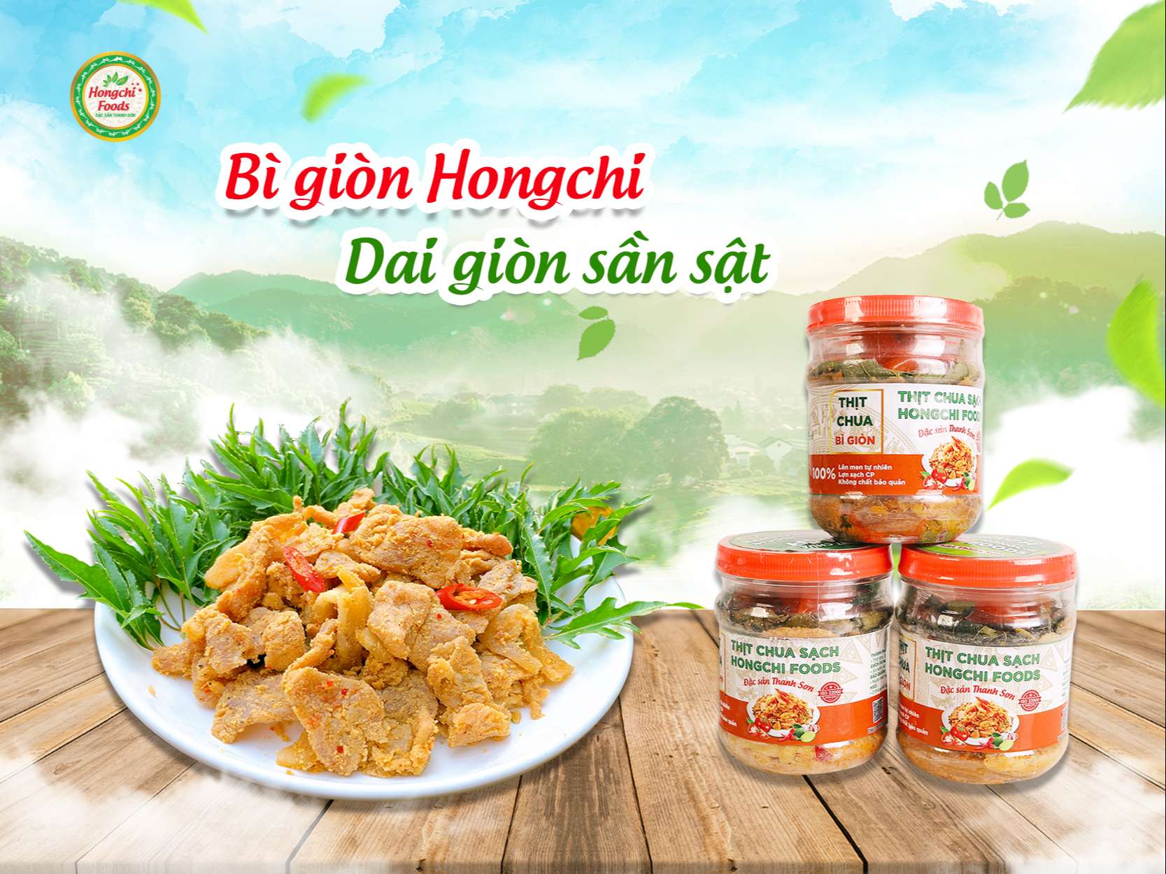 Bì giòn Hongchi Foods