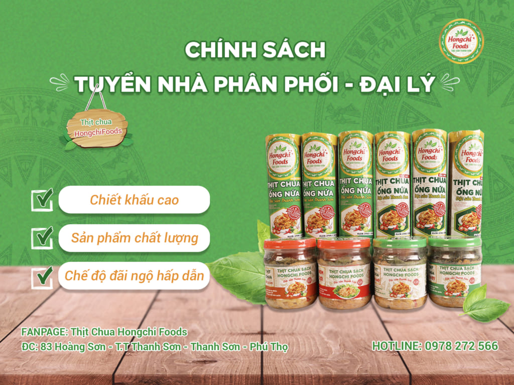 Hongchi Foods tuyển đại lý - nhà phân phối